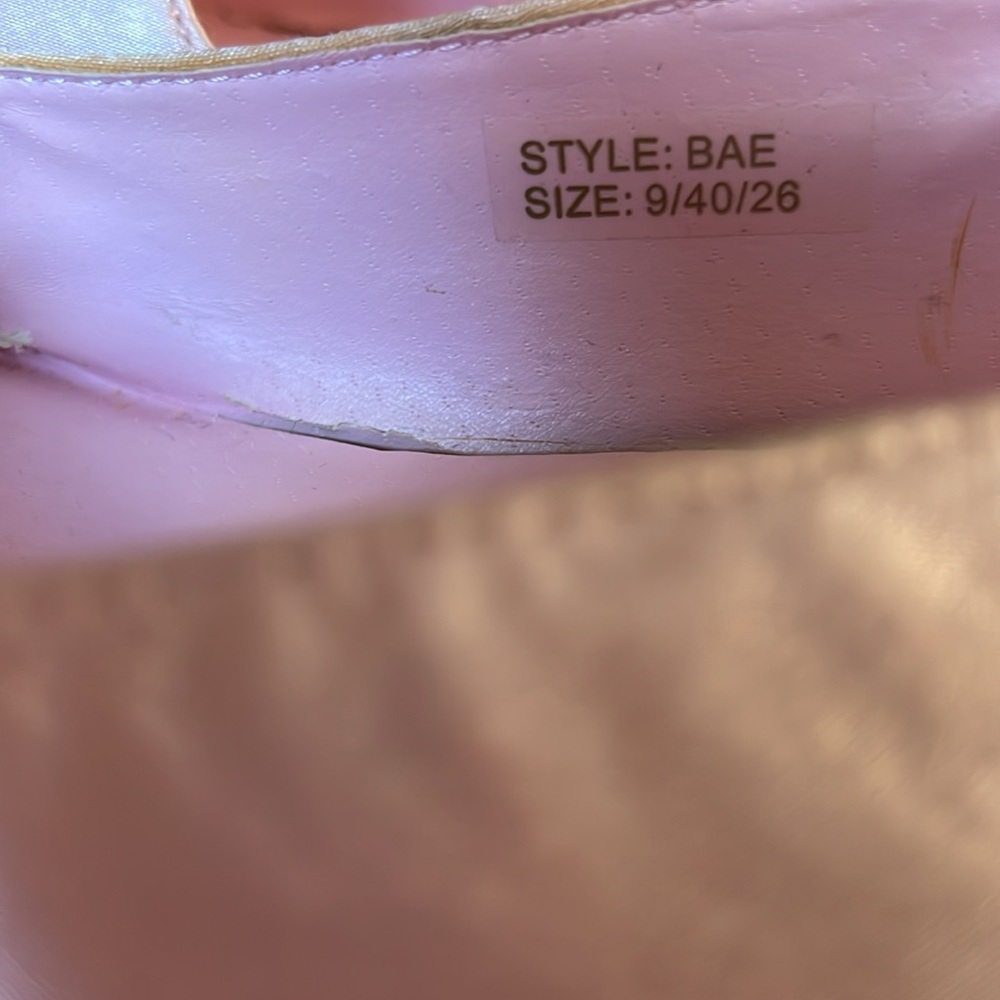 EUC YRU “bae” ballerina satin platforms size 9 - Picture 10 of 11